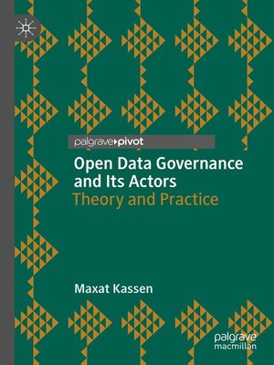 cover image of Open Data Governance and Its Actors